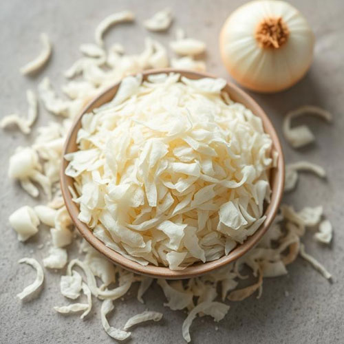 Dehydrated White Onions Flakes